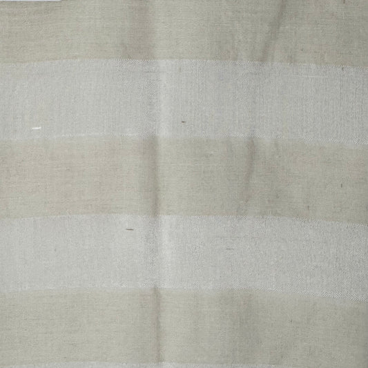 Sheer Ivory Shadow Stripe Cotton/Rayon Blend: 2 yds