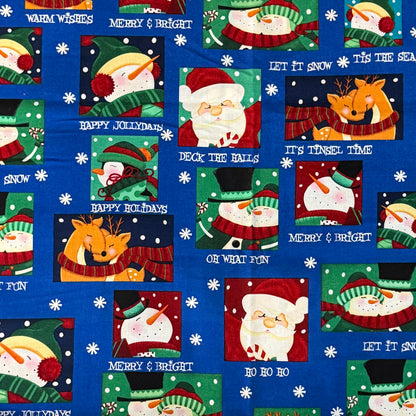 Deck the Halls Cotton Blend: 1.5 yds