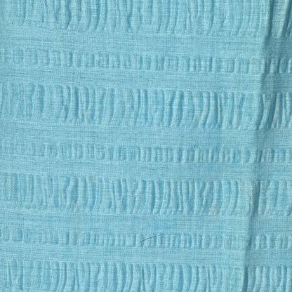 Light Blue Striped Seersucker: 2.5 yds