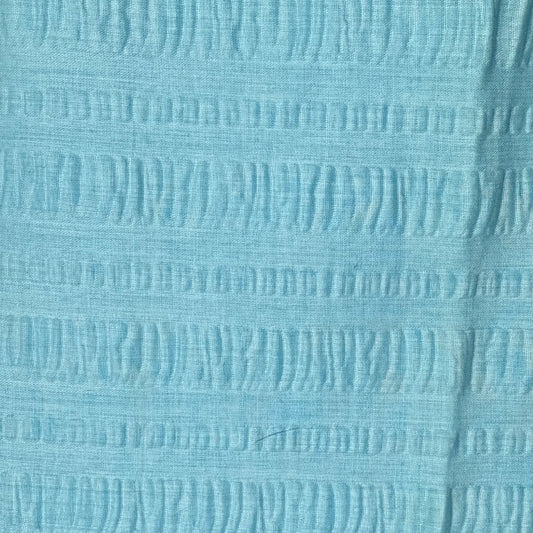Light Blue Striped Seersucker: 2.5 yds