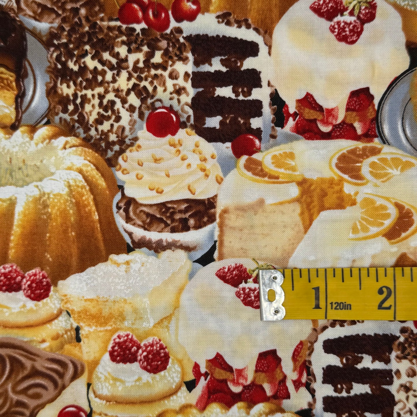 Just Desserts Cotton Blend: 1.5 yds