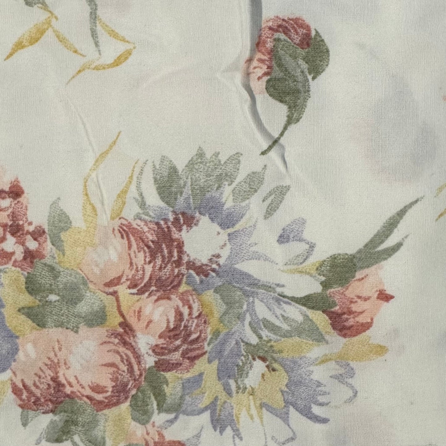 Faded Floral Rayon Blend: 4.5 yds