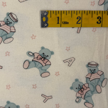 Baby Bears Flannel: 2 yds