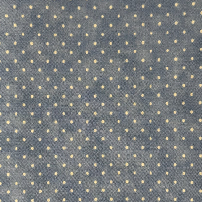 Light Blue With White Dots Cotton: 1.75 yds