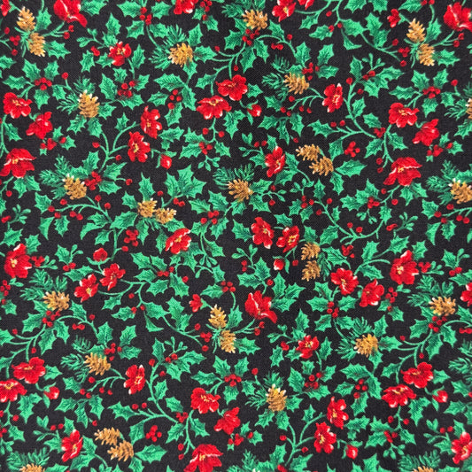 Holiday Florals Cotton: 2.5 yds