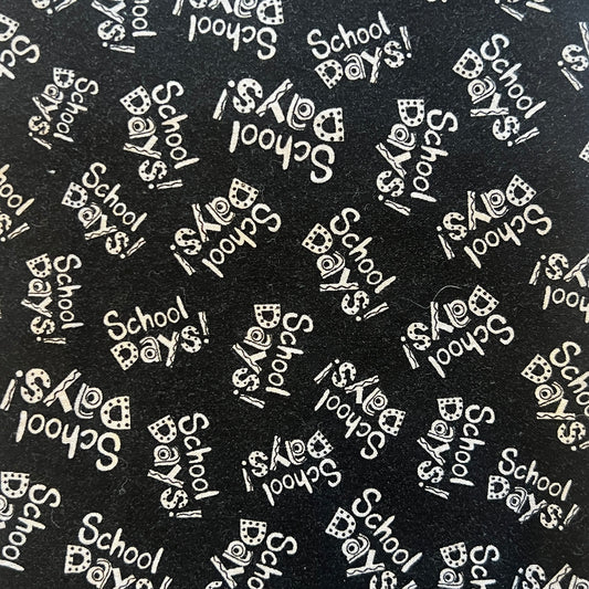 School Days Cotton: 2.5 yds