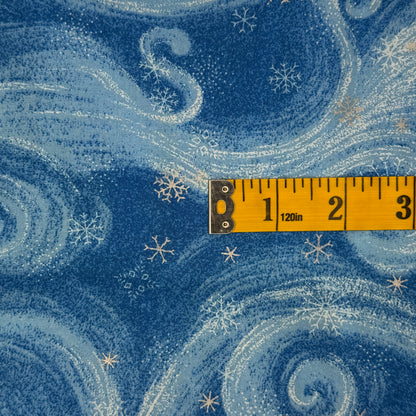 Winter Winds Cotton: 1 yd