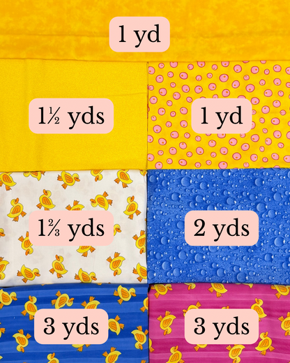 Rubber Ducky Cotton Bundle