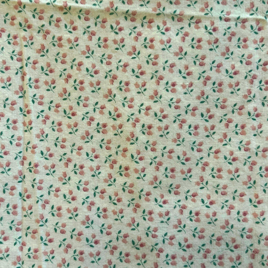 Pink Mini Floral Cotton: 1.5 yds