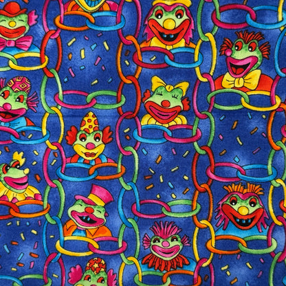 Clowns Cotton: 2 yds