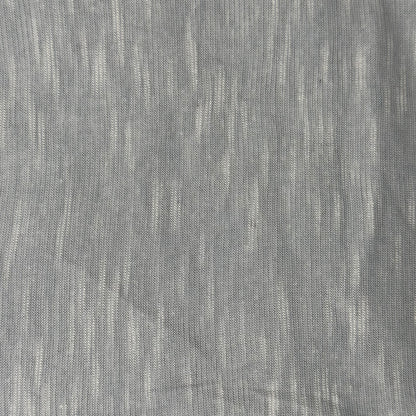 Lightweight Gray/White Space Dye 2-Way Stretch Knit Cotton Blend: 2.5 yds
