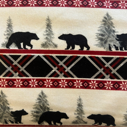 Black Bear Flannel: 2.5 yds