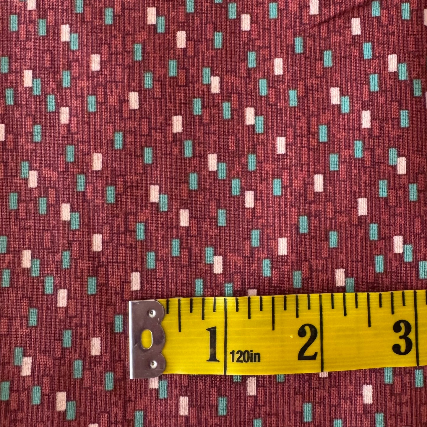 Red Bricks Cotton: 2 yds