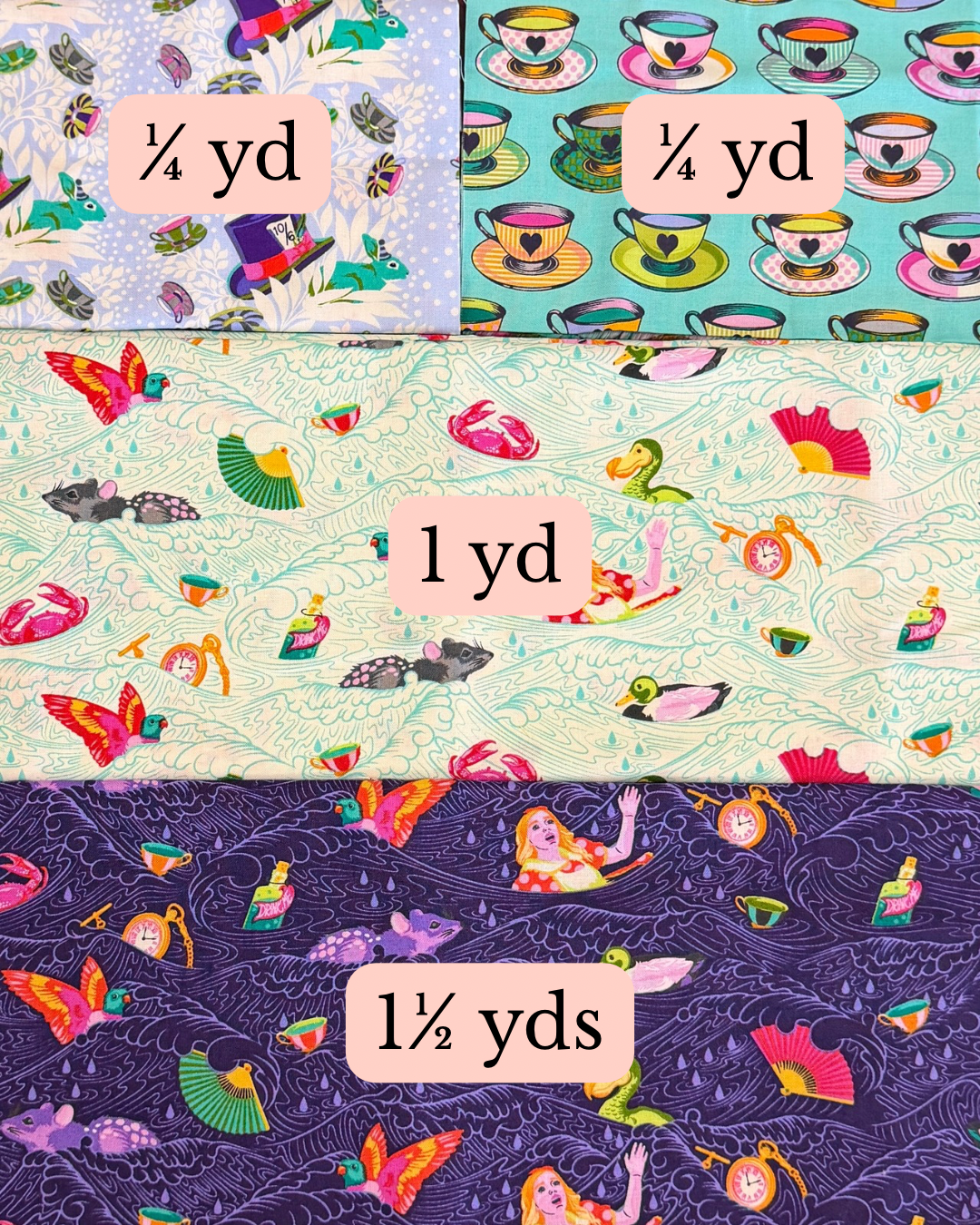 Tula Pink Alice in Wonderland Cotton Bundle