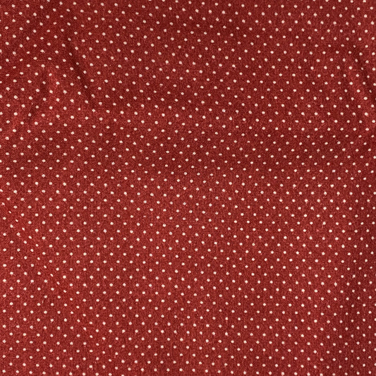 Red Polka Dots Cotton: 3 yds