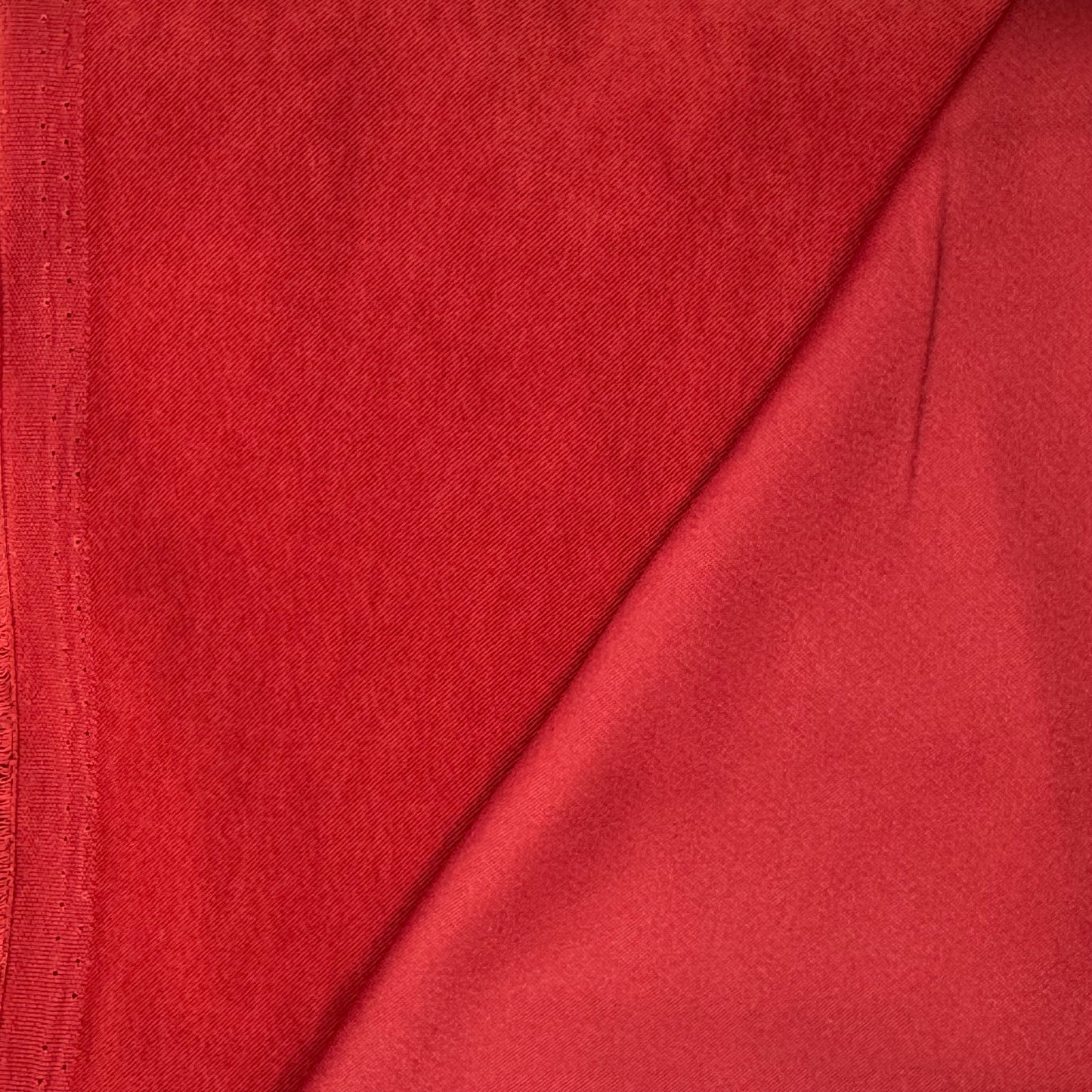 Medium Weight Dark Red 2-Sided Poly: 2.5 yds
