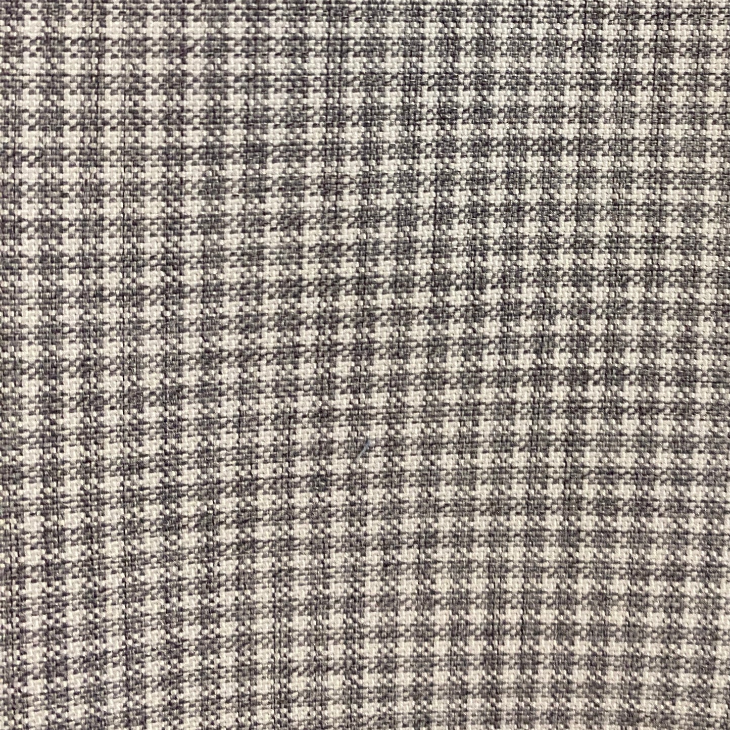 Grey & White Checkered Suiting: 3 yds