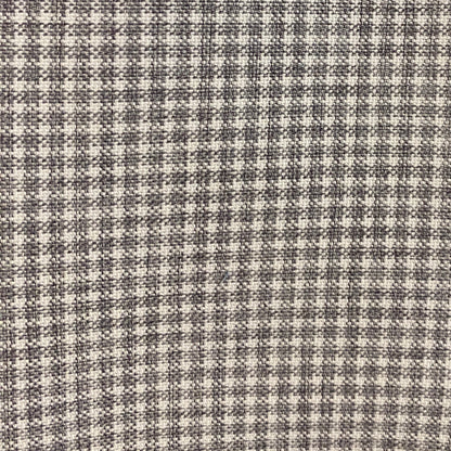 Grey & White Checkered Suiting: 3 yds