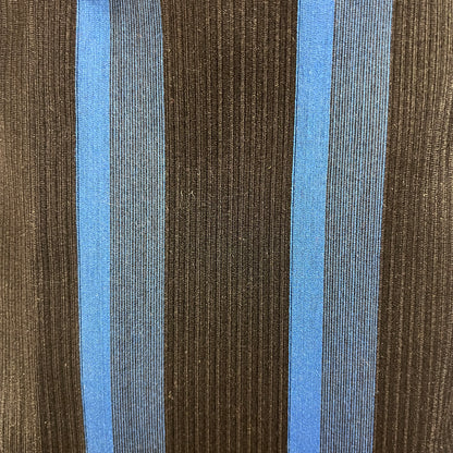 Blue & Black Striped Home Decor: 6 yds