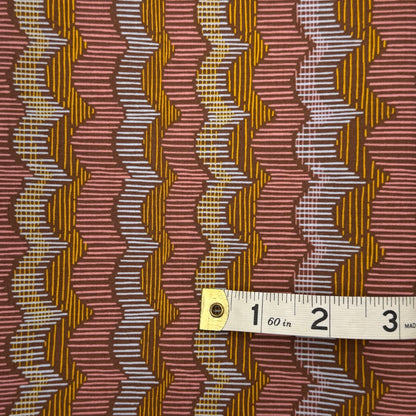 Groovy Waves Cotton: 3 yds