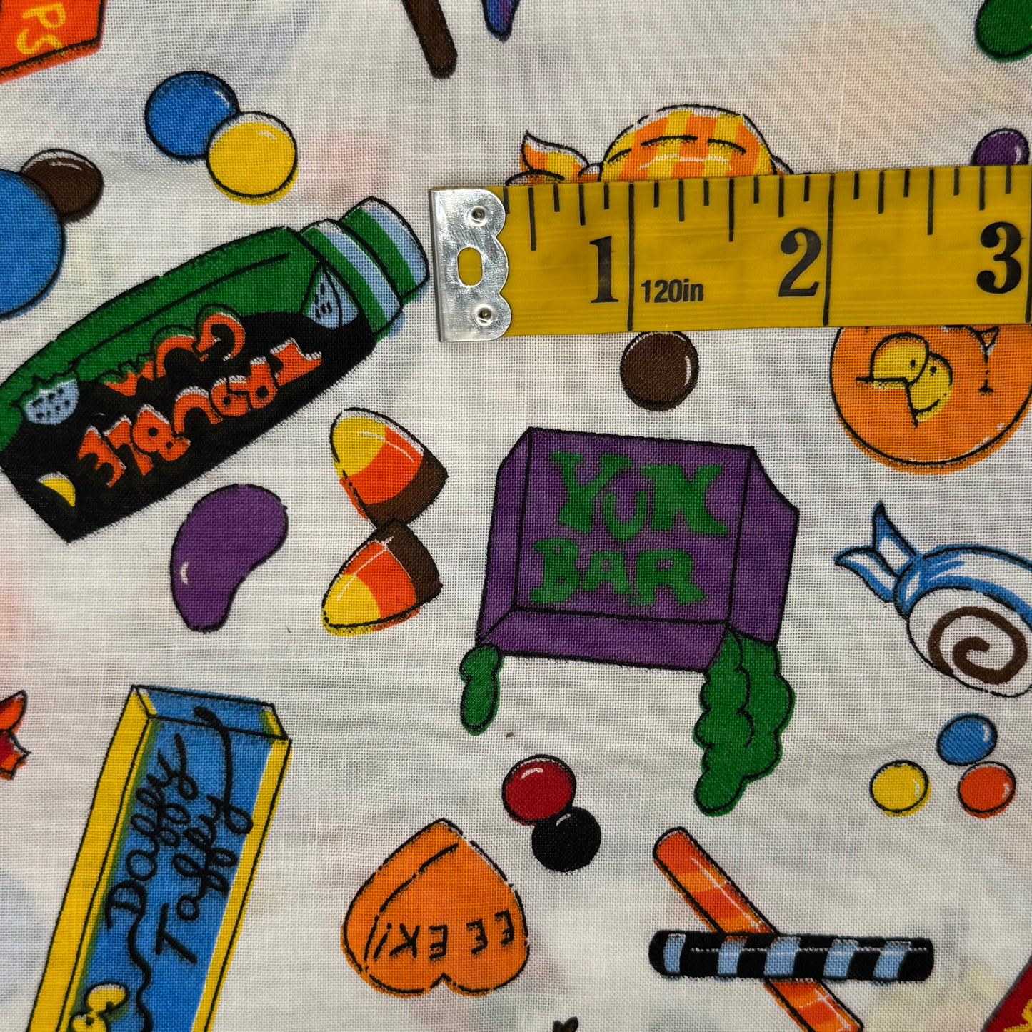 Vintage Halloween Candy Cotton Blend: 2 yds