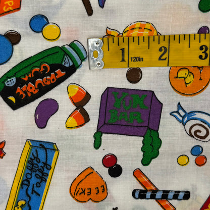 Vintage Halloween Candy Cotton Blend: 2 yds