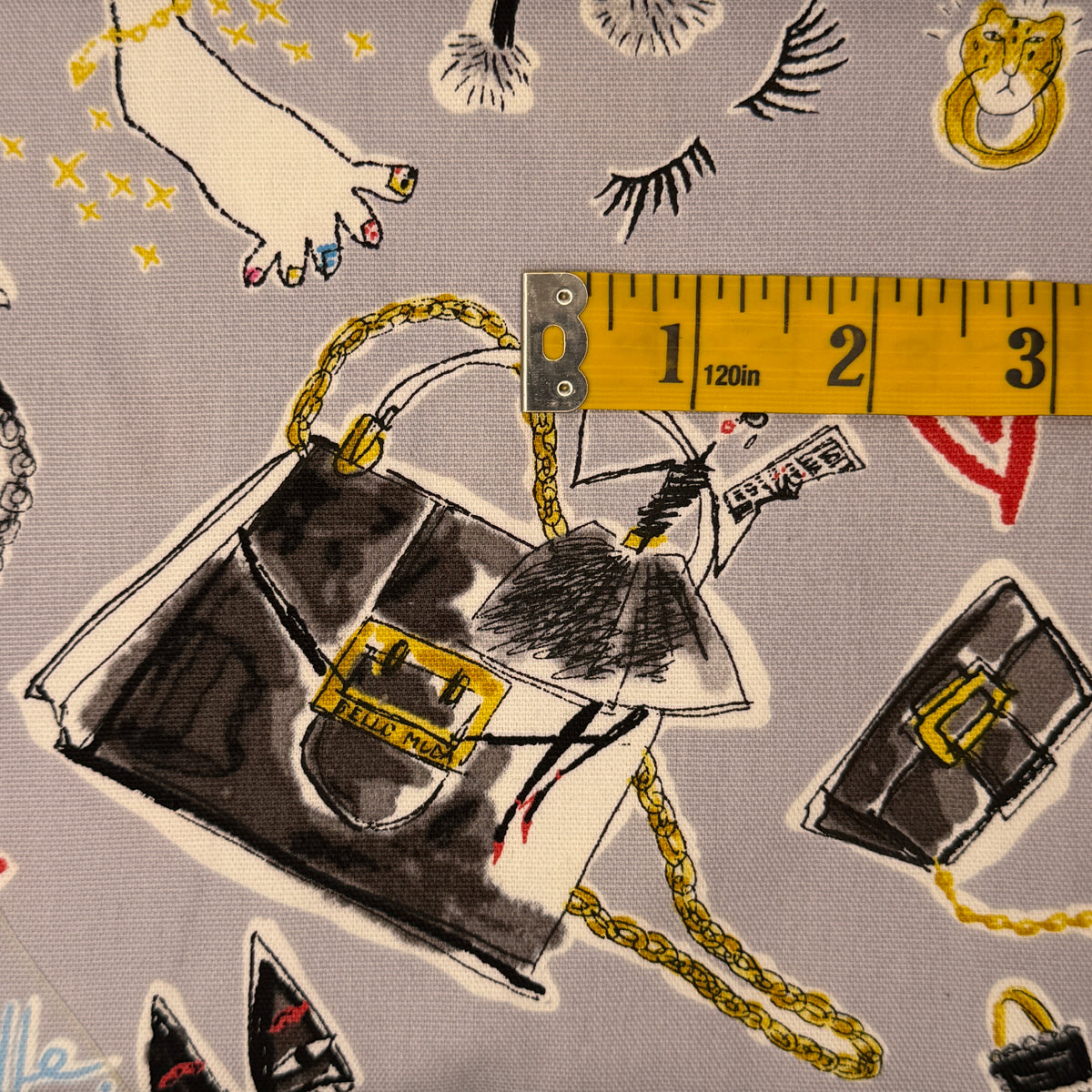 Fashion Sketches Cotton Canvas: 2.25 yds