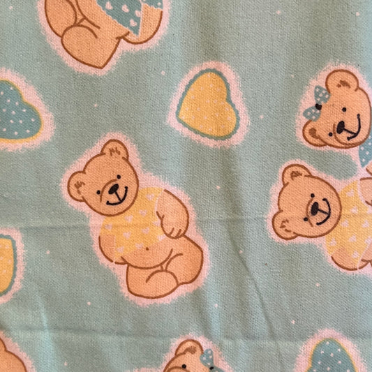 Teddy Bear Flannel: 2 yds