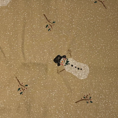 Faded Snowman Cotton: 2 yds