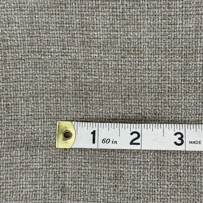 Tan/Gray Loose Weave Home Decor Cotton Blend: 2 yds