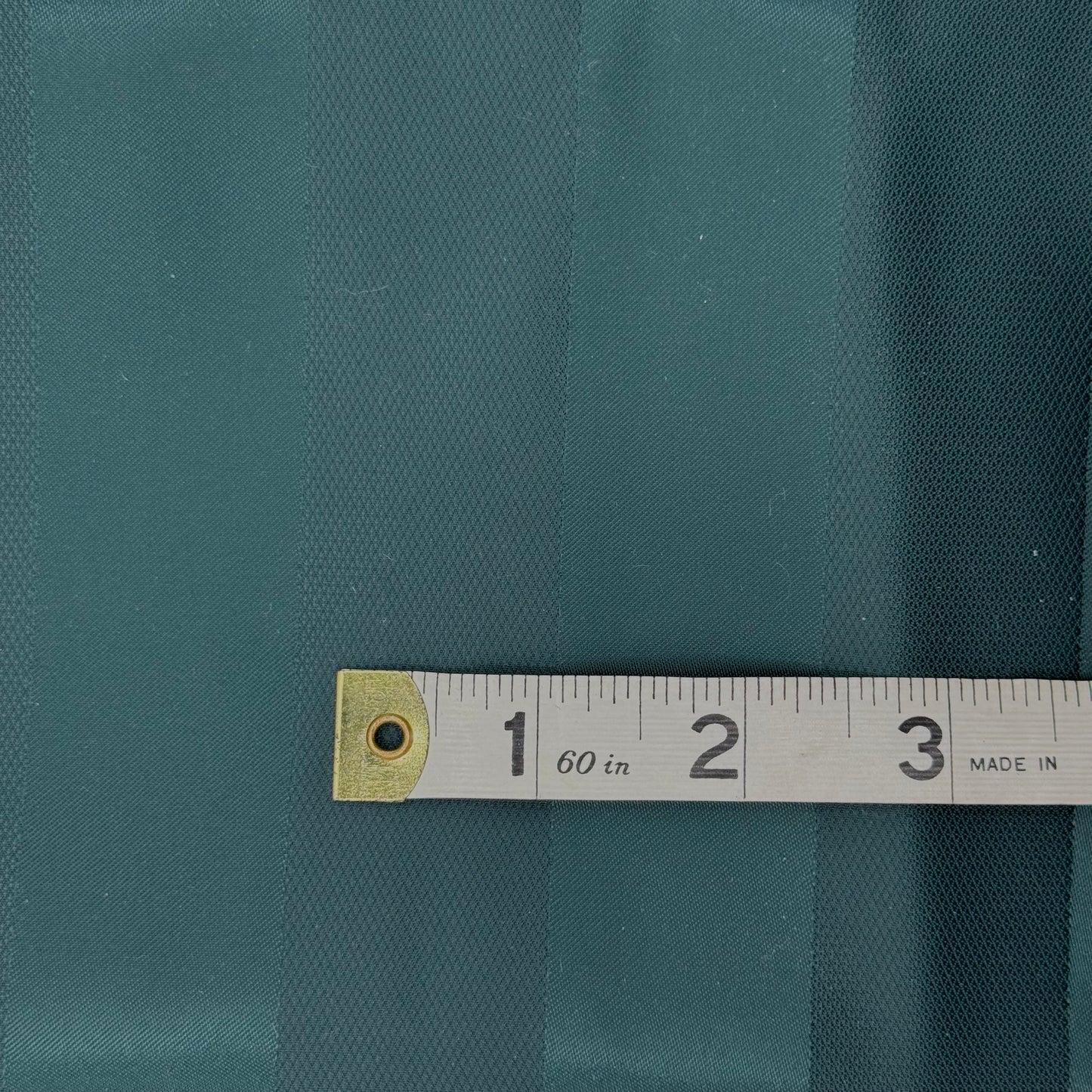 Dark Green Damask Stripe Home Decor Poly: 1.5 yds