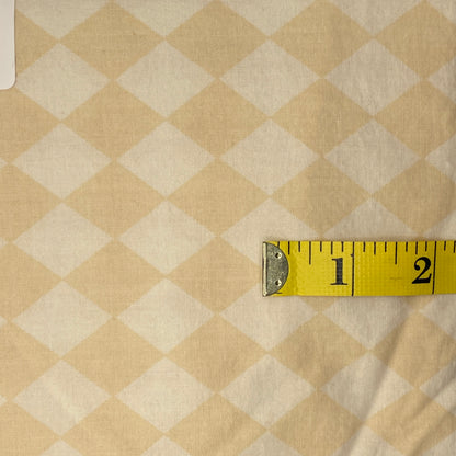 Cream Diamond Cotton: 3 yds