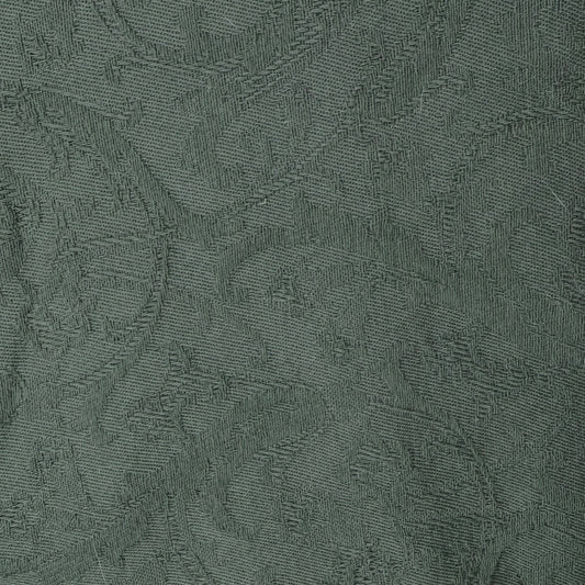 Olive Green Jacquard Weave Home Decor Cotton: 4 yds