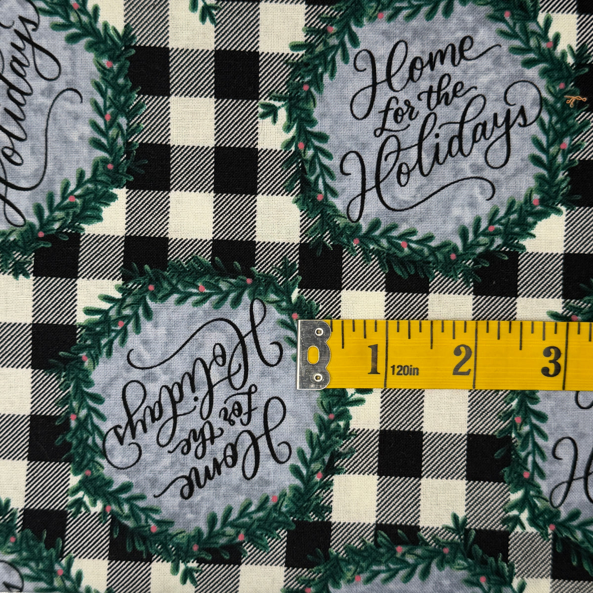 Home for the Holidays Cotton: 1 yd