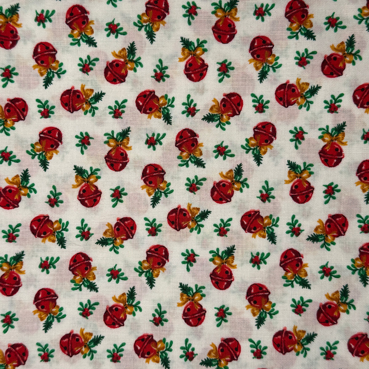 Vintage Jingle Bells Cotton: 2 yds
