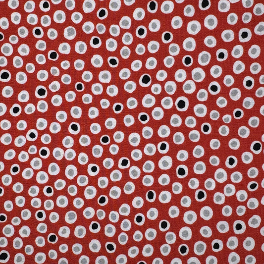 Abstract Dots Cotton: 2 yds