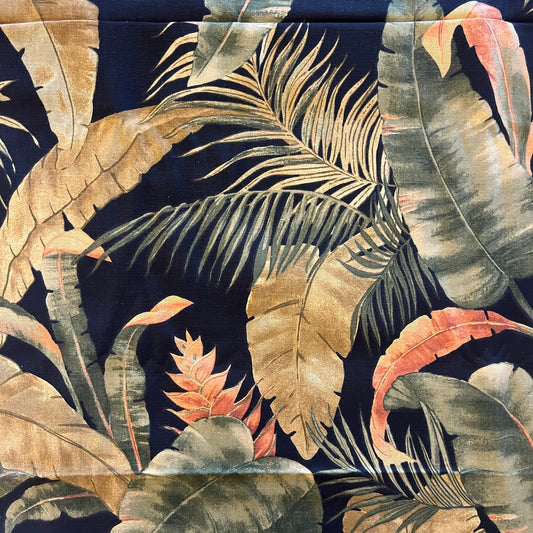 Tropical Leaves Cotton Upholstery: 3.25 yds
