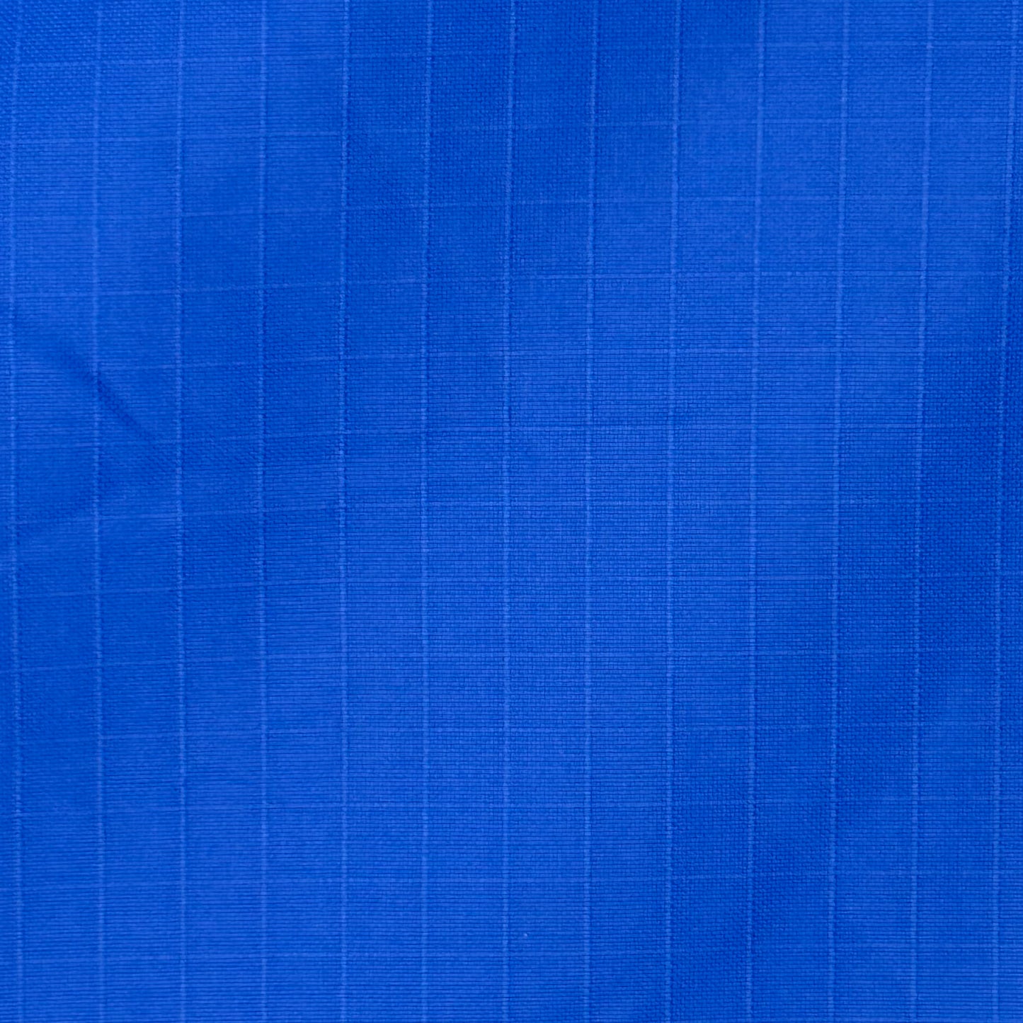 Lightweight Blue Windowpane Check Poly: 1.5 yds