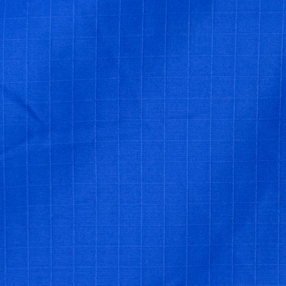Lightweight Blue Windowpane Check Poly: 1.5 yds
