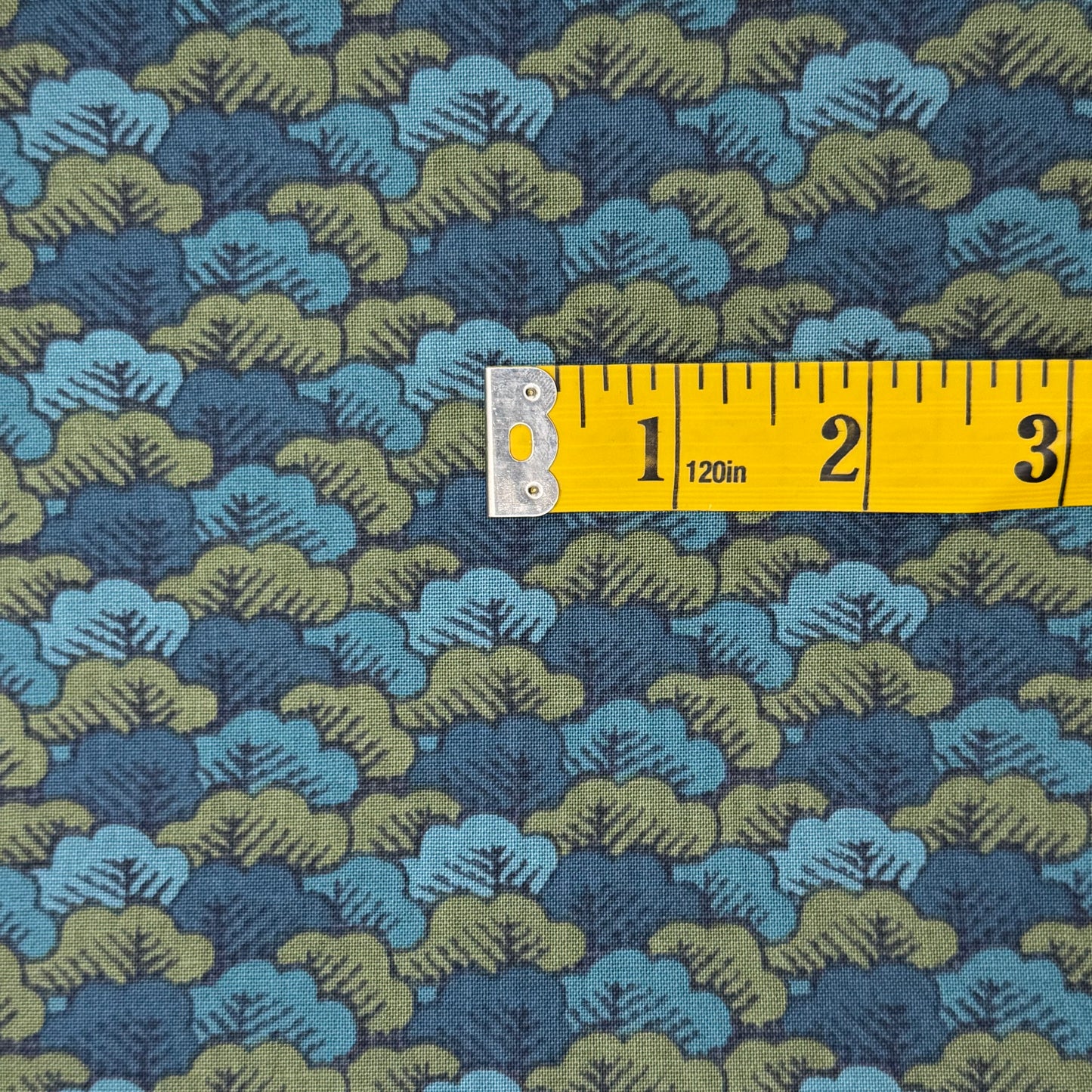 Cool Tone Forest Cotton: 2 yds