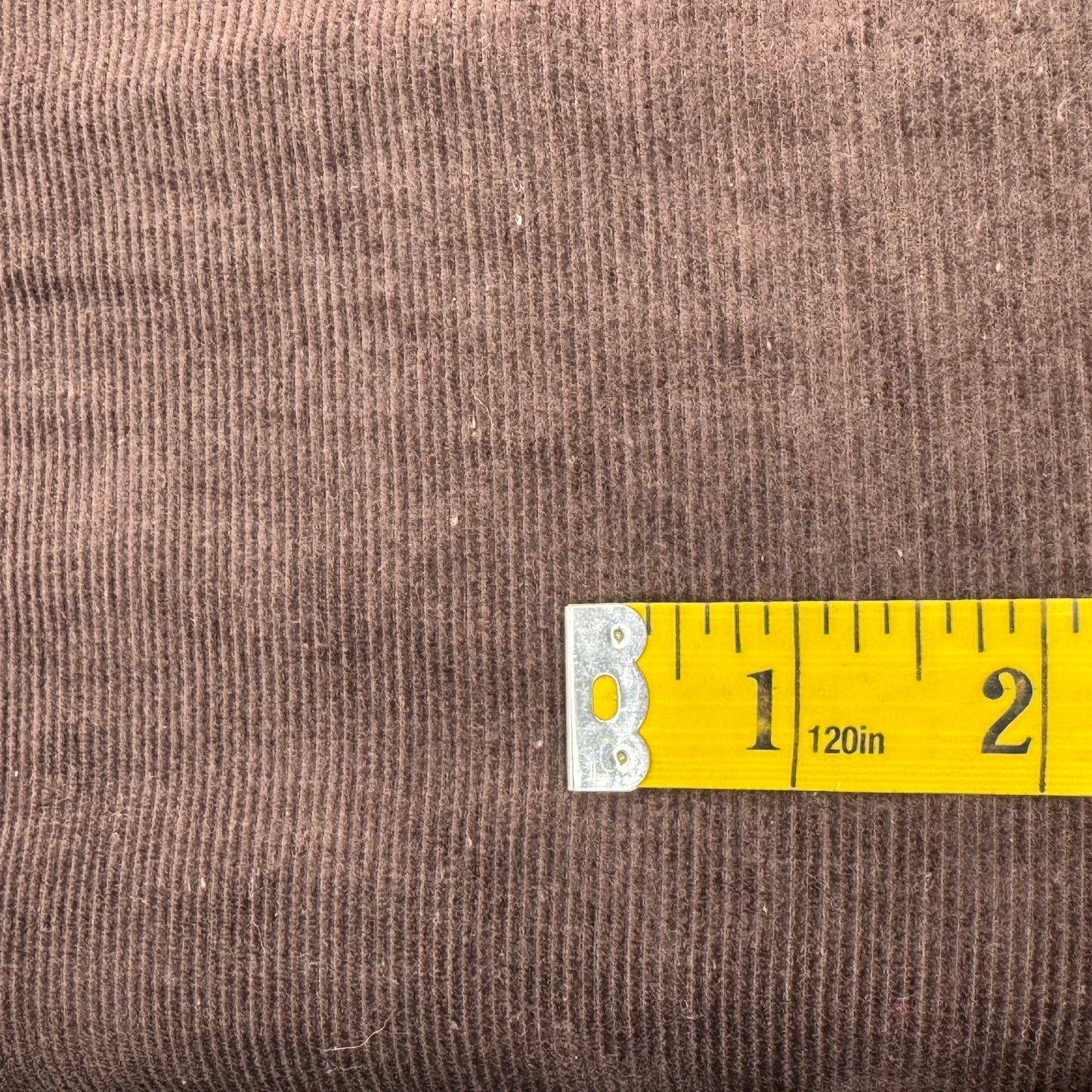 Brown Medium Wale Corduroy: 3.5 yds