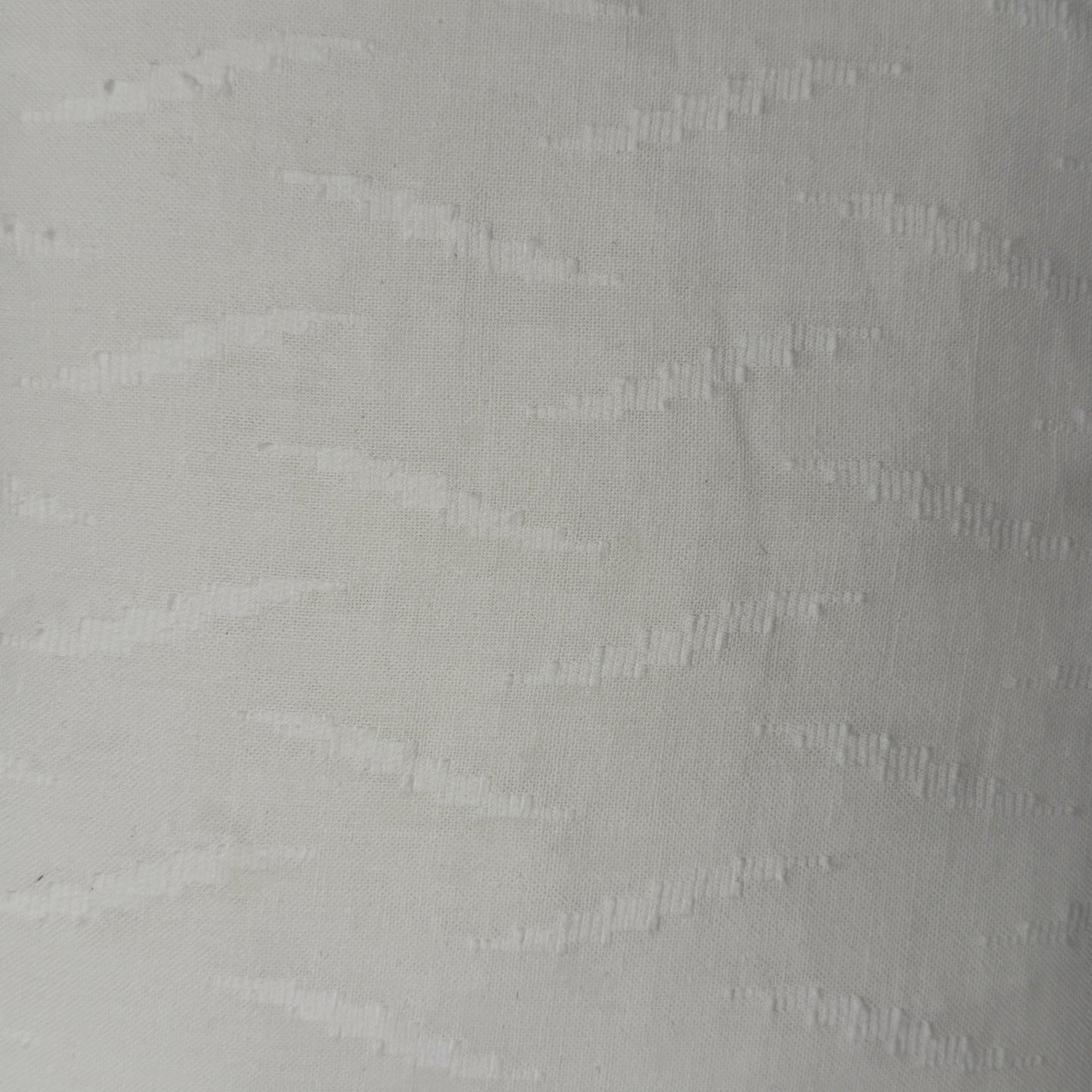 White With Embroidered Lightning Bolts Cotton Blend: 2 yds