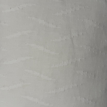 White With Embroidered Lightning Bolts Cotton Blend: 2 yds