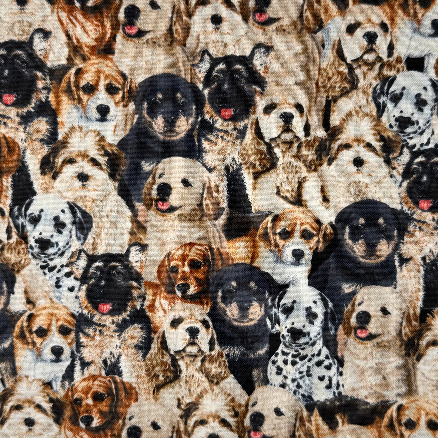 All the Dogs Cotton: 1.25 yds