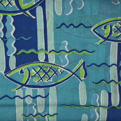Under the Sea Cotton Blend: 3 yds