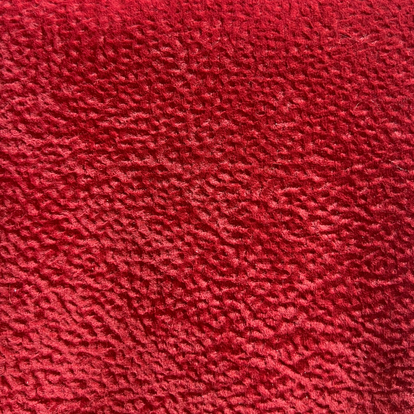 Red Textured Home Decor: 2 yds