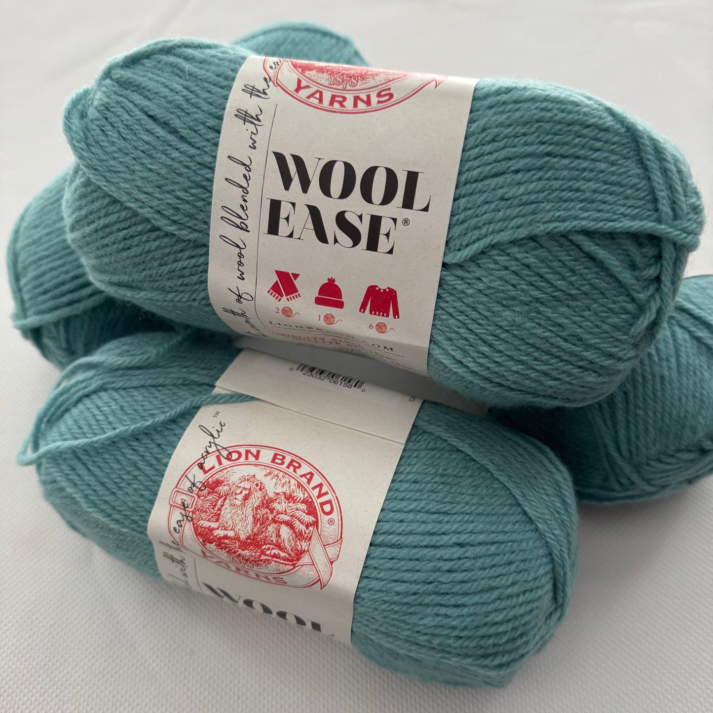 Lion Brand Wool Ease Yarn in Succulent: 4 Skeins