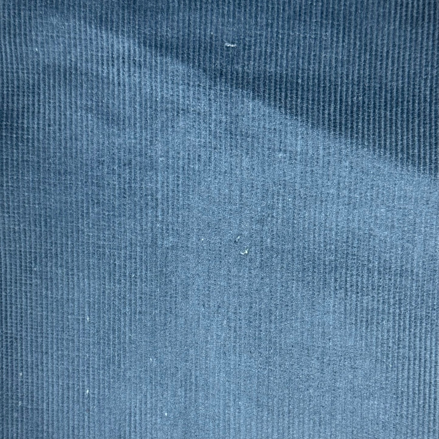 Blue Medium Wale Corduroy: 1.5 yds