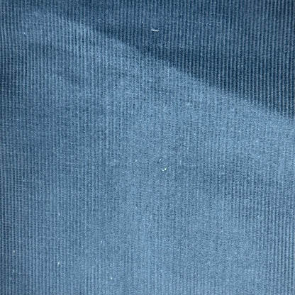 Blue Medium Wale Corduroy: 1.5 yds