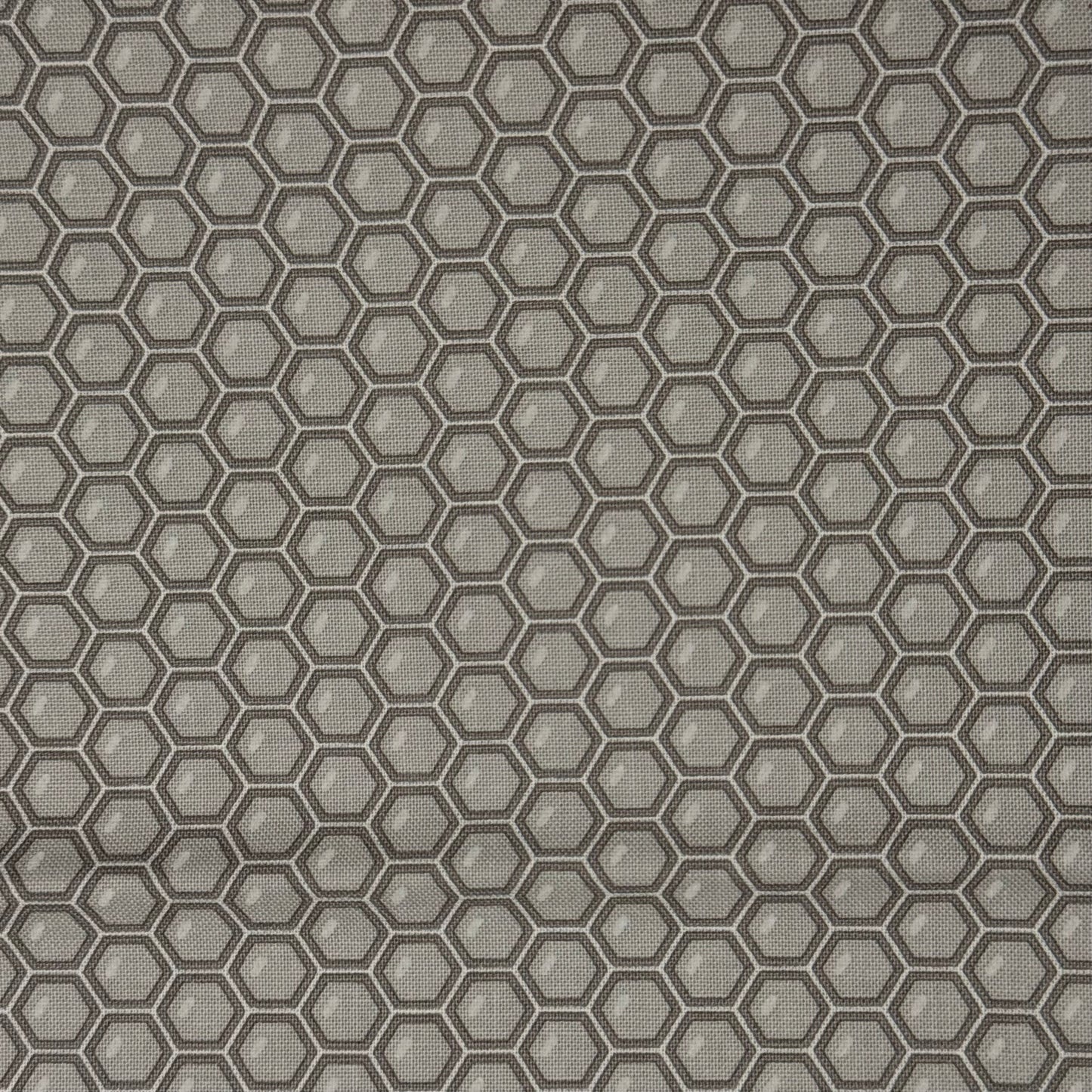 Grey Honeycomb Cotton: 2 yds
